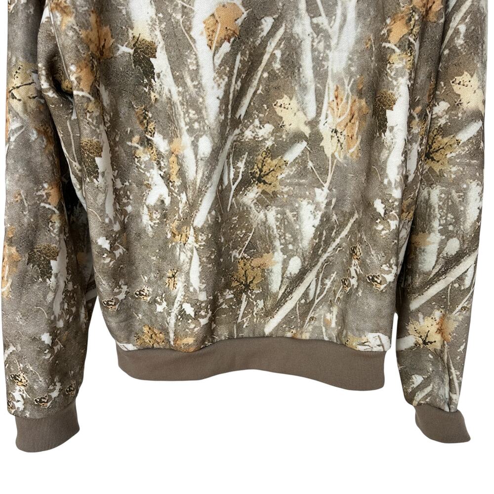 Comfrt The Camo Crew Sweatshirt Camouflage Tan Cream Pullover Men's Size 2XL - Picture 7 of 9